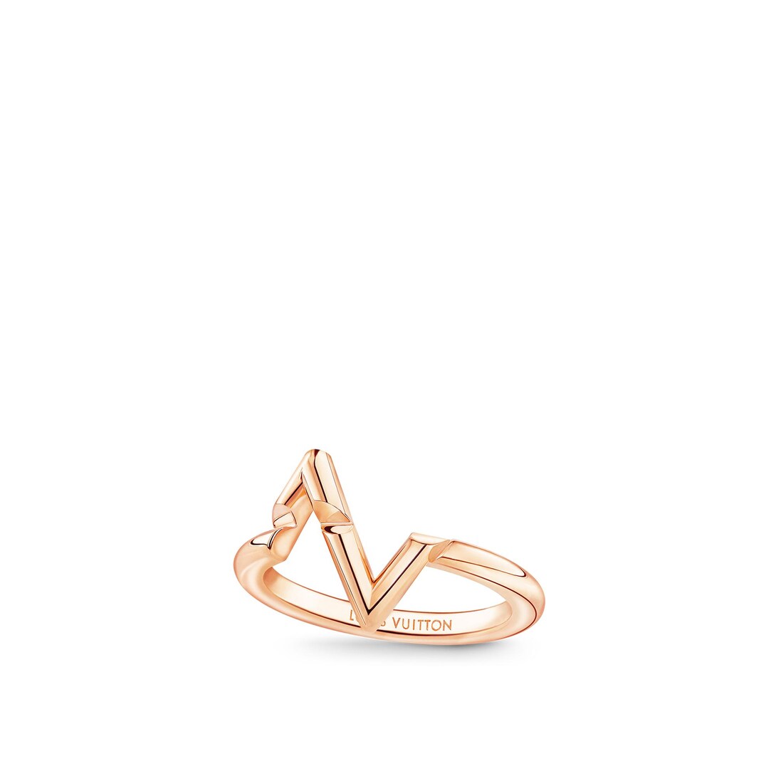 LV Volt Upside Down Ring, Pink Gold - Jewelry - Categories | LOUIS 